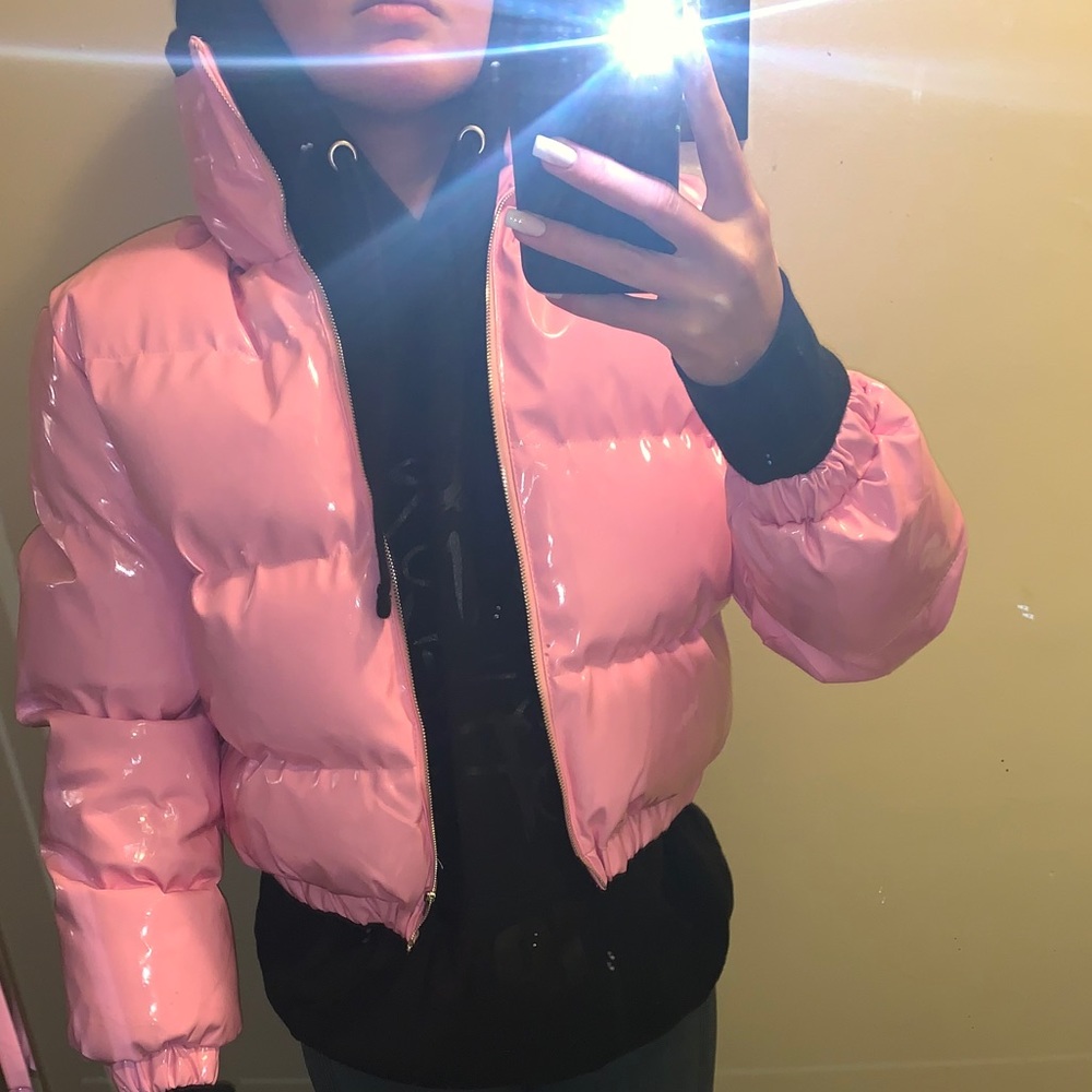 COPY - Pink puffer jacket